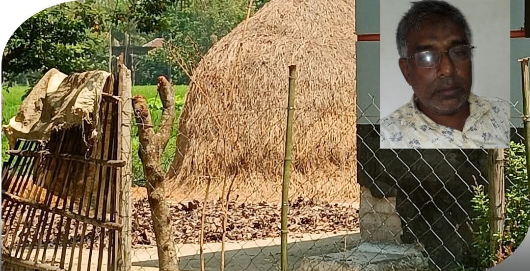 ১২ পরিবারের একমাত্র রাস্তা বন্ধ করলেন এলজিইডি নক্সাকার  
