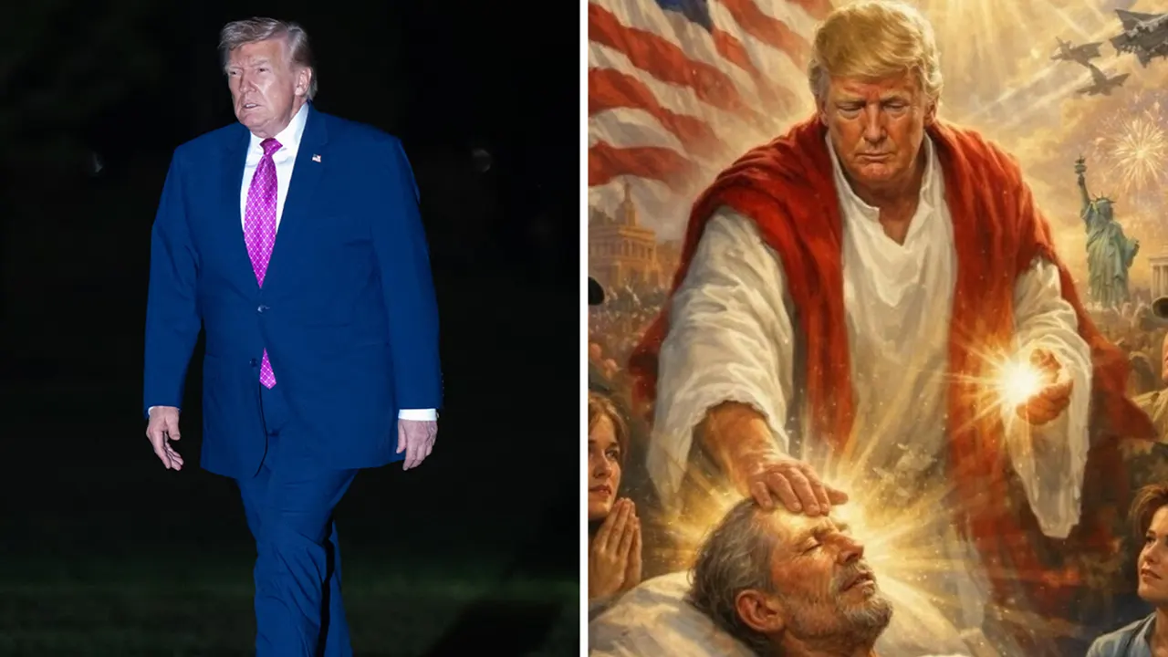 ‘যিশু সদৃশ’ ছবি নিয়ে বিতর্কে পড়ে ডিলিট করলেন ট্রাম্প