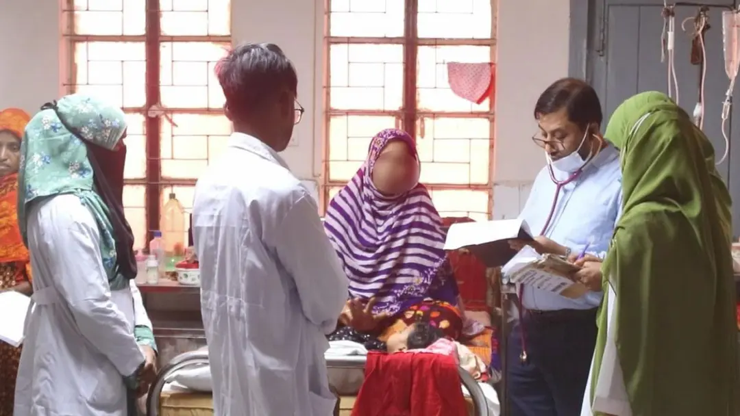 হাসপাতালে নেওয়ার পথেই হাম উপসর্গে দেড় বছরের শিশুর মৃত্যু