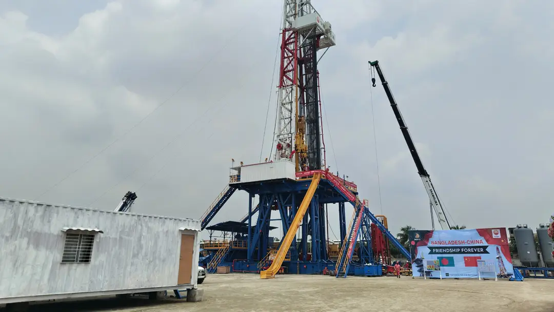 ব্রাহ্মণবাড়িয়ায় দেশের প্রথম গভীর অনুসন্ধান কূপ খনন