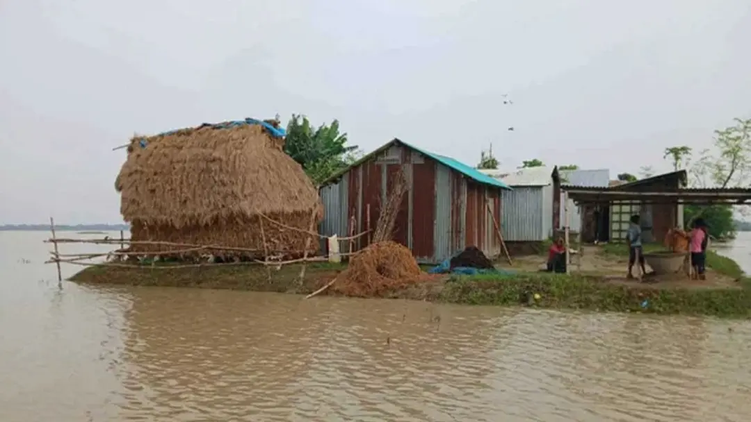 হাওরাঞ্চলের ৮টি পয়েন্টে পানি বিপৎসীমার ওপরে, বন্যার আশঙ্কা
