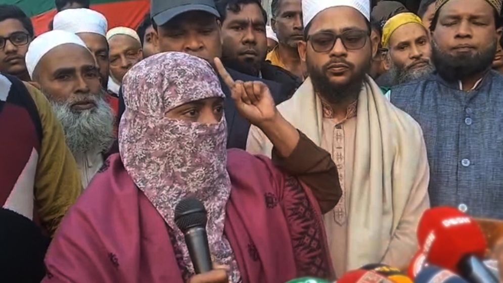 হাদি হত্যার বিচার না হওয়া মানে জুলাই হেরে যাওয়া: মাসুমা হাদি