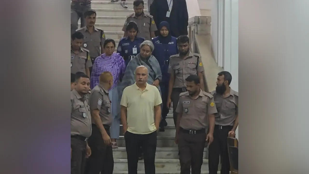 দীপু মনি-রুপা-মোজাম্মেল বাবুকে আনা হলো ট্রাইব্যুনালে
