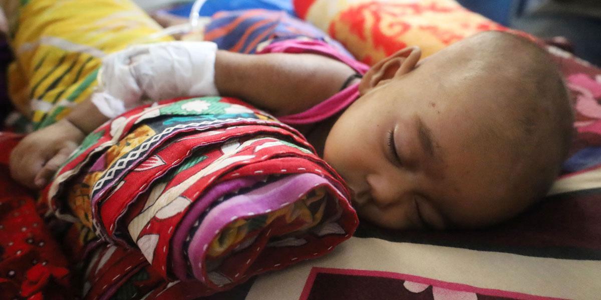 একদিনে হাম ও উপসর্গে ১৬ শিশুর মৃত্যু