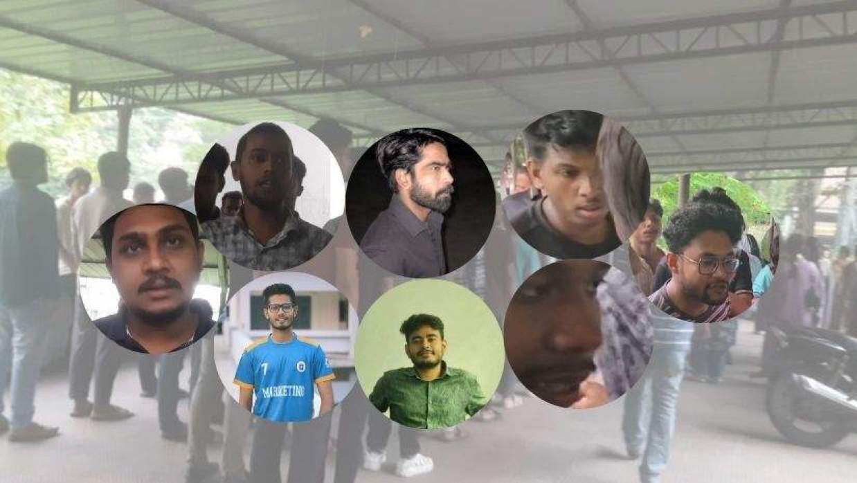 র‍্যাগিংয়ের ভিডিও করায় প্রক্টরের সামনে সাংবাদিক ও রাকসু নেতাদের ওপর হামলা