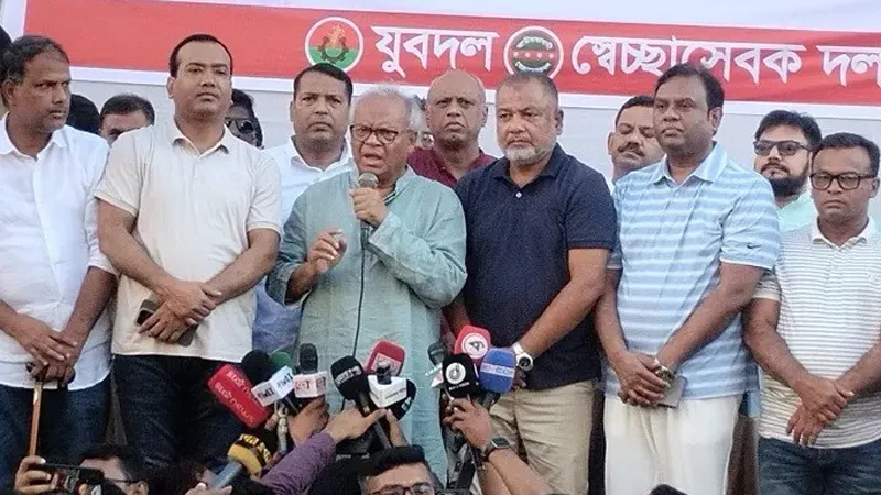  পরাজিত শক্তিকে আশকারা-প্রশ্রয় দেবেন না, বিরোধী দলকে রিজভী 