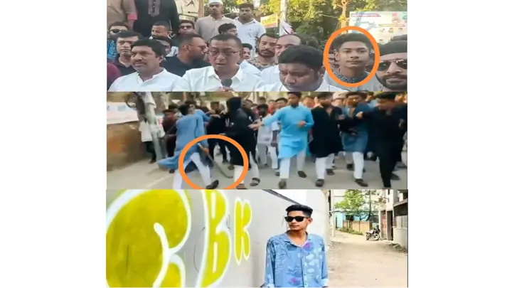 কুমিল্লায় ছাত্রদলের মিছিলে কিশোর গ্যাং লিডার তানজিম আব্দুল্লাহ, ভিডিও ভাইরাল