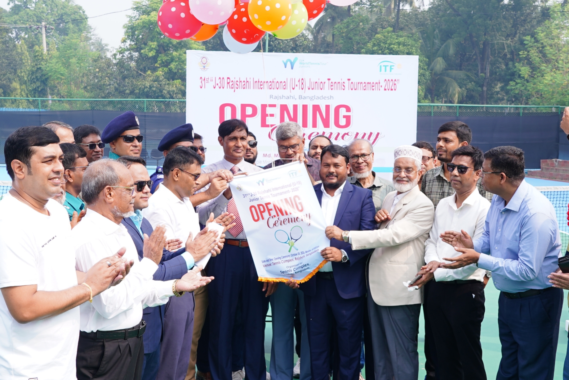 রাজশাহীতে আন্তর্জাতিক জুনিয়র টেনিস চ্যাম্পিয়নশিপ শুরু
