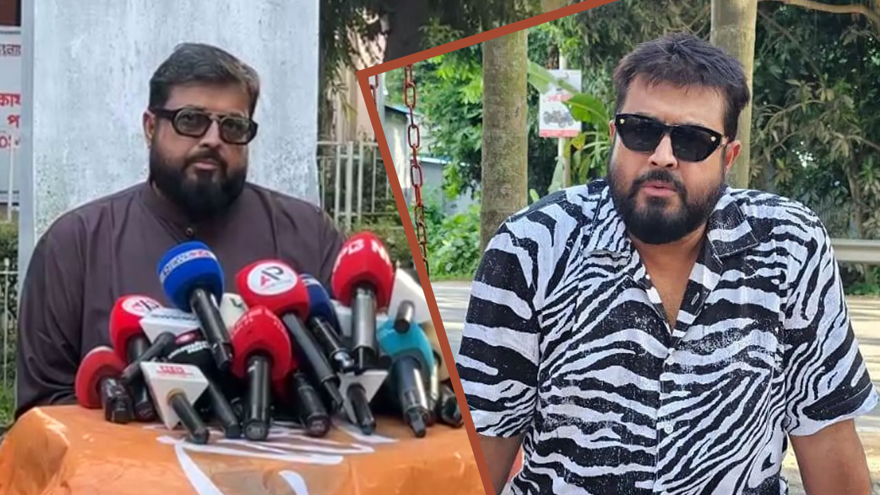 ‘আমার বউ আমার টেনশন না, আপনাদের টেনশন’, সংবাদ সম্মেলনে ক্ষুব্দ ওমর সানী